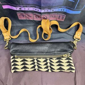 RAIS CASE Handbag Crossbody Purse Shoulder Bag Leather and Fabric